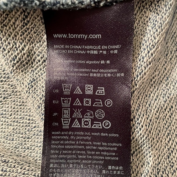 Tommy Hilfiger women’s blue cowl with asymmetrical hemline, size S - Picture 4 of 4